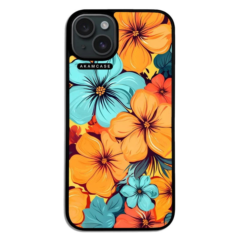 کاور آکام مدل AMC-WA15PLUS-FLOWERS-38 مناسب برای گوشی موبایل اپل iPhone 15 Plus