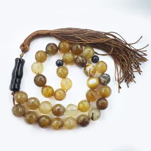 تسبیح عقیق سلیمانی سلین کالا مدل تراش ce-k83