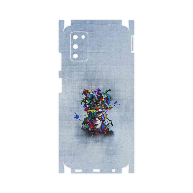 برچسب پوششی ماهوت مدل Collage of surreal Portrait of Women 4-FullSkin مناسب برای گوشی موبایل سامسونگ Galaxy A03S