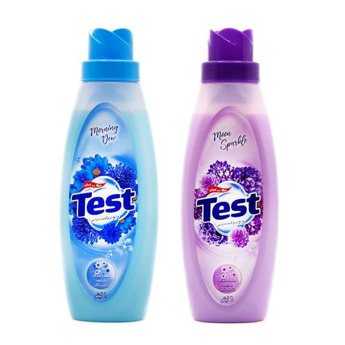 مایع نرم کننده لباس تست مدل درخشش ماه وزن 1000 گرم بسته 2 عددی