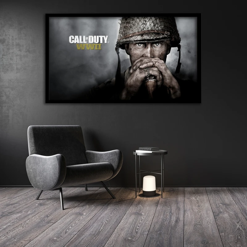تابلو نوری بکلیت  طرح بازی call of duty مدل لایت باکس B136