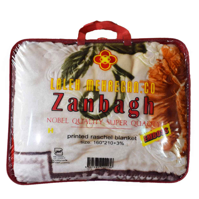 پتو لاله مهرگان مدل زنبق 003 سایز 160x210 سانتی متر