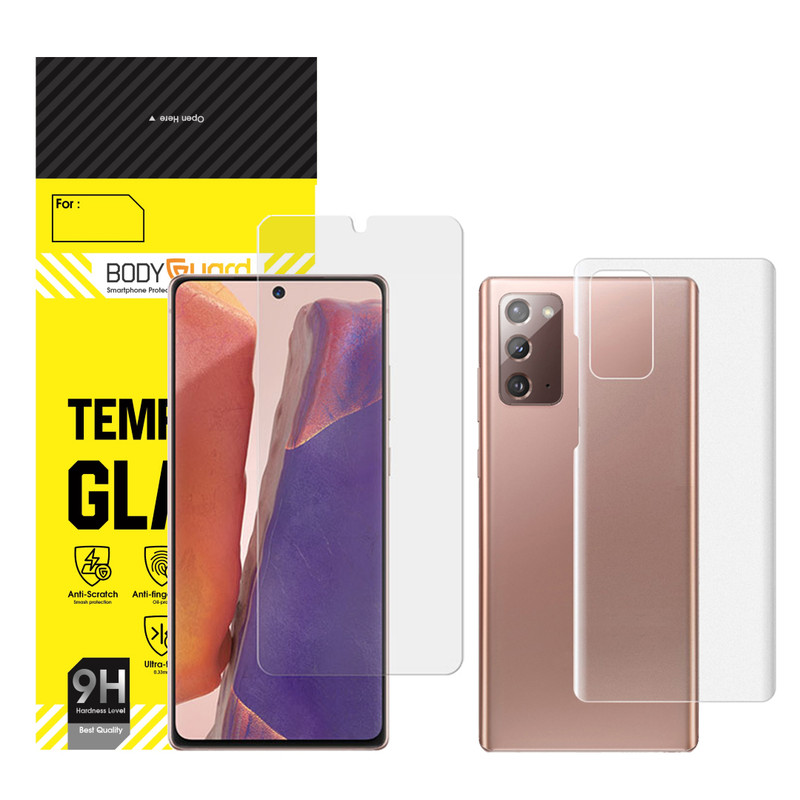 محافظ صفحه نمایش بادیگارد مدل HydroGel مناسب برای گوشی موبایل سامسونگ Galaxy Note 20 به همراه محافظ پشت گوشی