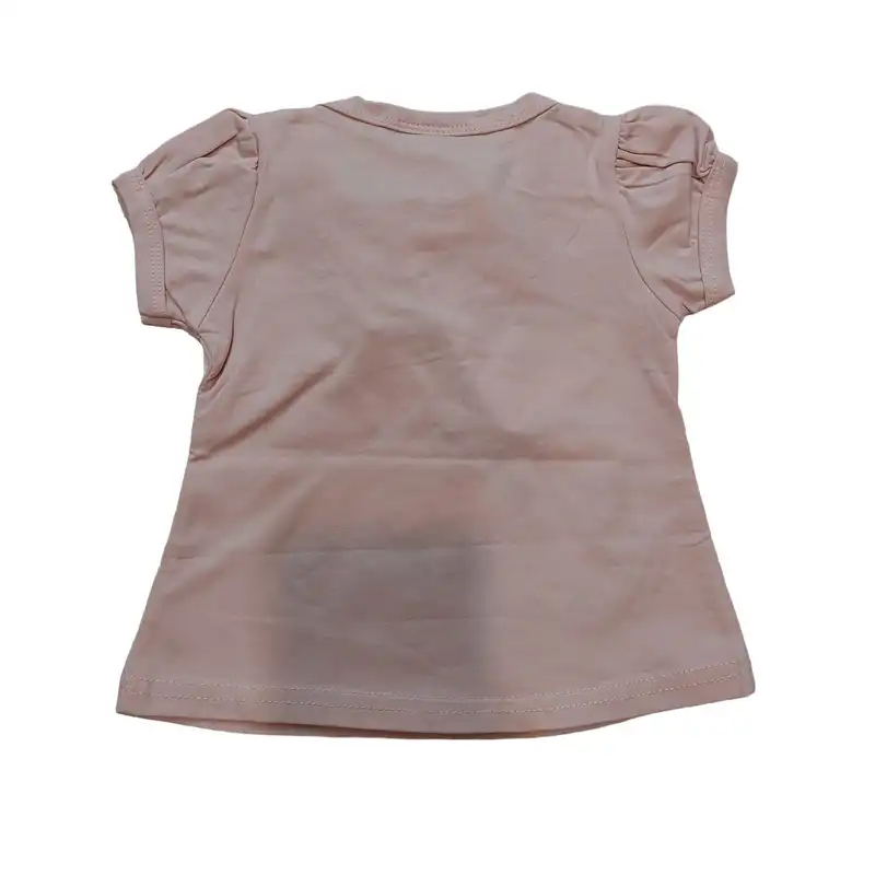 بلوز آستین کوتاه نوزادی مدل مجلسی کد ASH652