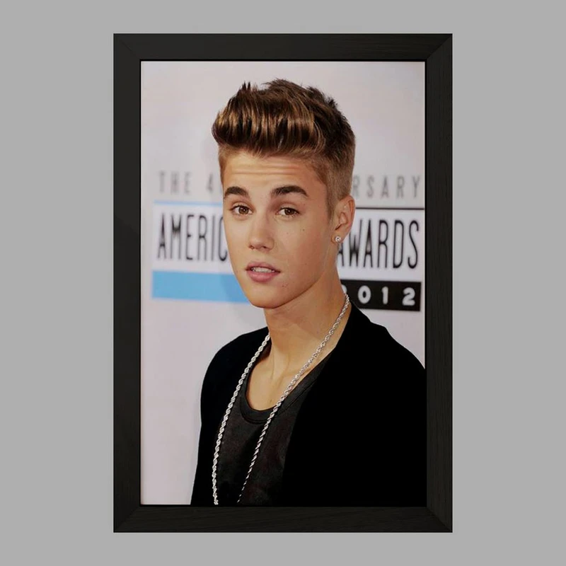 تابلو خندالو مدل جاستین بیبر Justin Bieber  کد 2699