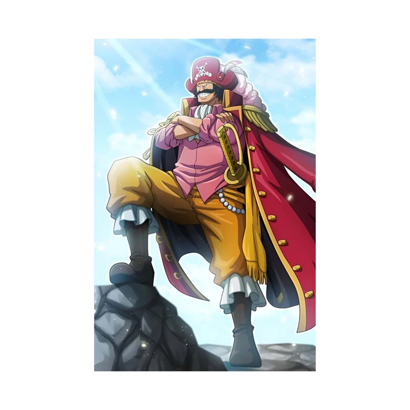 استیکر لپ تاپ و موبایل مدل انیمه طرح وان پیس گول دی راجر one piece Gol D Roger کد 4812