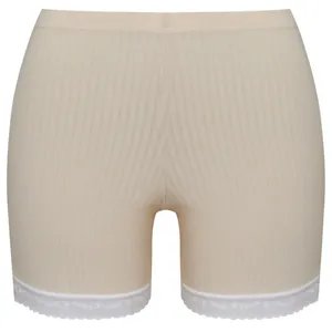 شورت زنانه ماییلدا مدل لبه گیپوری کد 5263-2202 رنگ کرم
