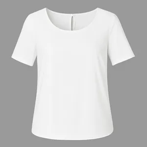 بلوز آستین کوتاه یقه گرد زنانه مدل 7863