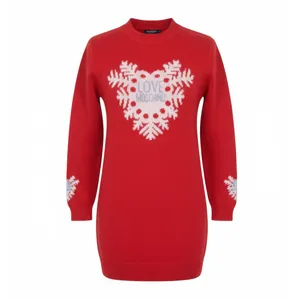 پلیور یقه گرد زنانه مدل عشق کد ۴۴