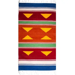 گلیم دستبافت یک و نیم متری کد 3