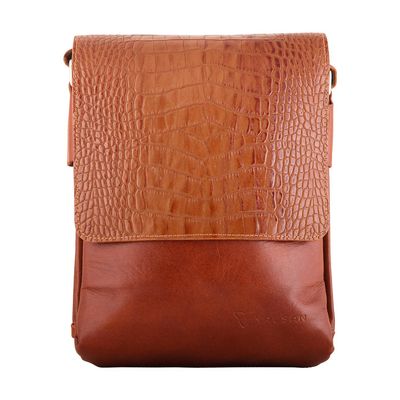 کیف رودوشی مردانه چرم یلسان مدل رادمان کد 044-GC-02 دارای 5 محفظه