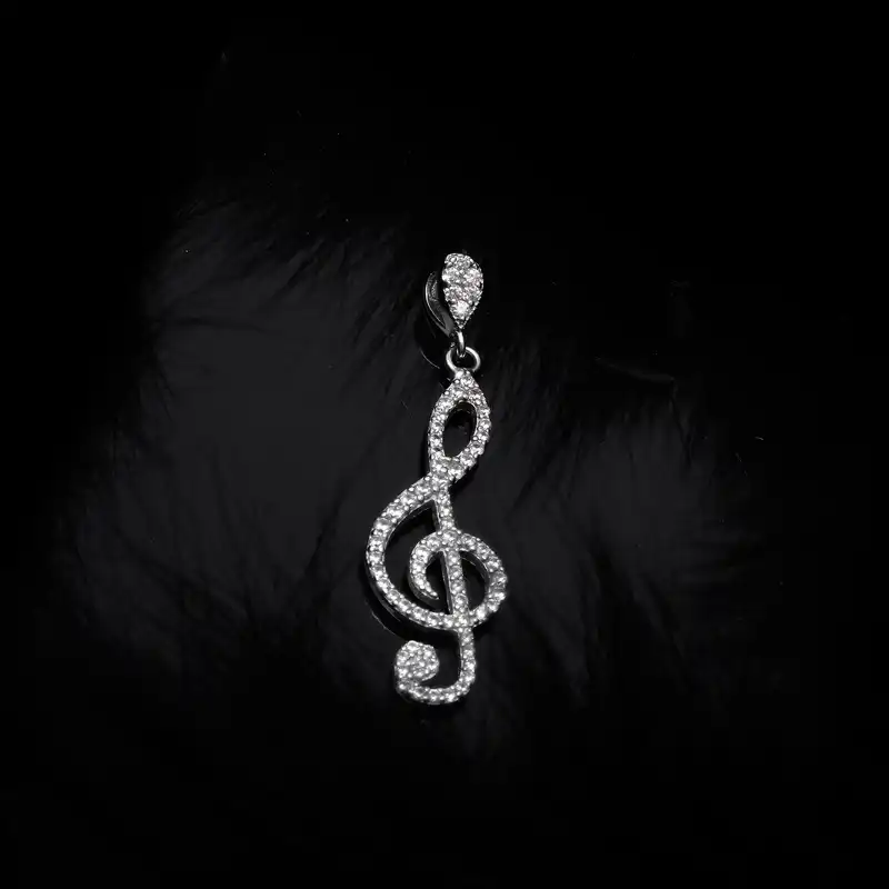 آویز گردنبند نقره زنانه مدل GTA-354