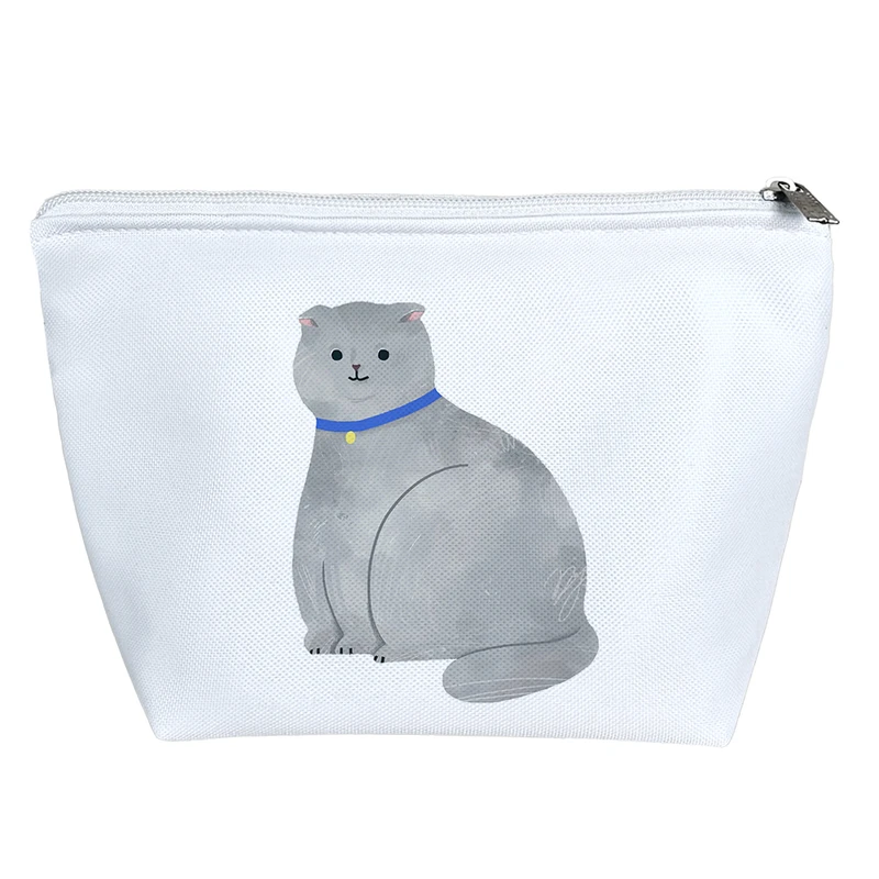 کیف لوازم آرایش دخترانه خندالو مدل گربه کد 3530