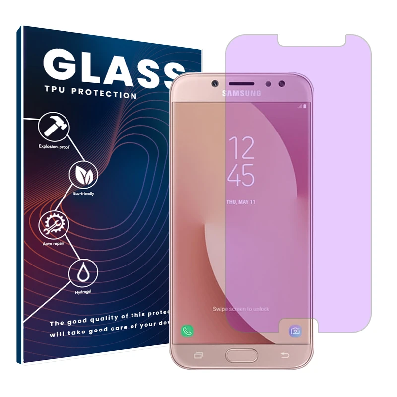 محافظ صفحه نمایش آنتی پرپل گلس مدل Resistant مناسب برای گوشی موبایل سامسونگ Galaxy J7 Pro