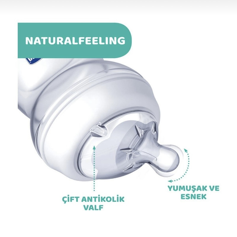 شیشه شیر چیکو مدل Natural ظرفیت 150 میلی لیتر