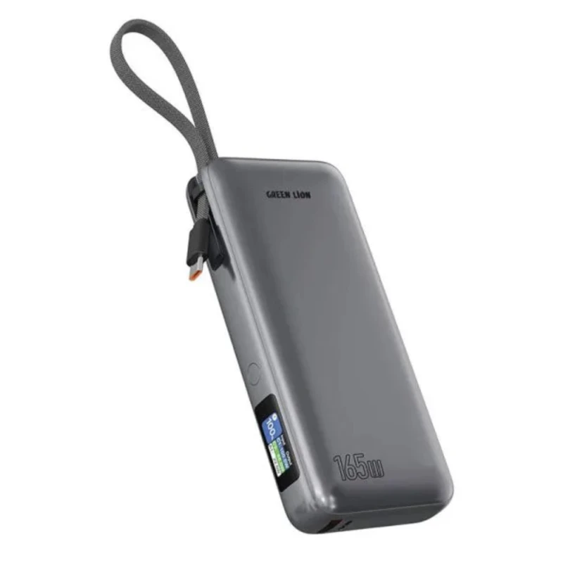 پاوربانک 165 وات گرین لاین مدل TRON X ظرفیت 20000 میلی‌آمپرساعت