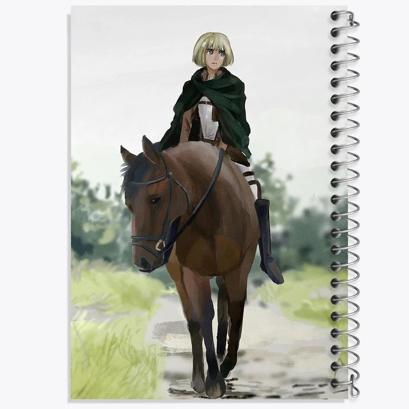 دفتر مشق 100 برگ خندالو طرح ارمین انیمه اتک آن تایتان Attack on Titan کد 18585