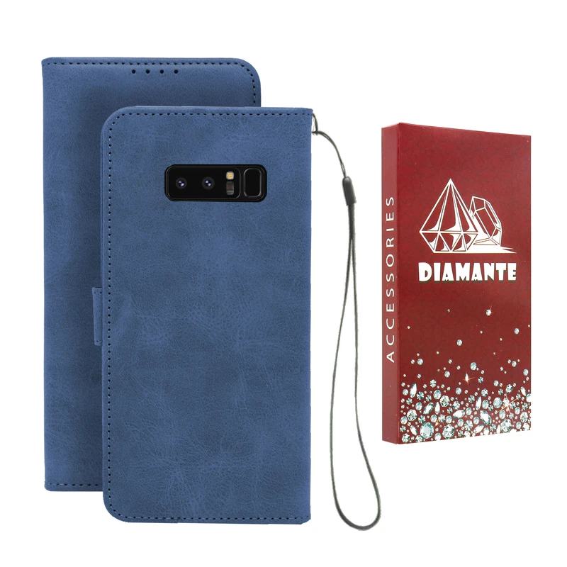 کیف کلاسوری دیامانته مدل Scusa Rd مناسب برای گوشی موبایل سامسونگ Galaxy J710 / J7 2016 به همراه بند آویز