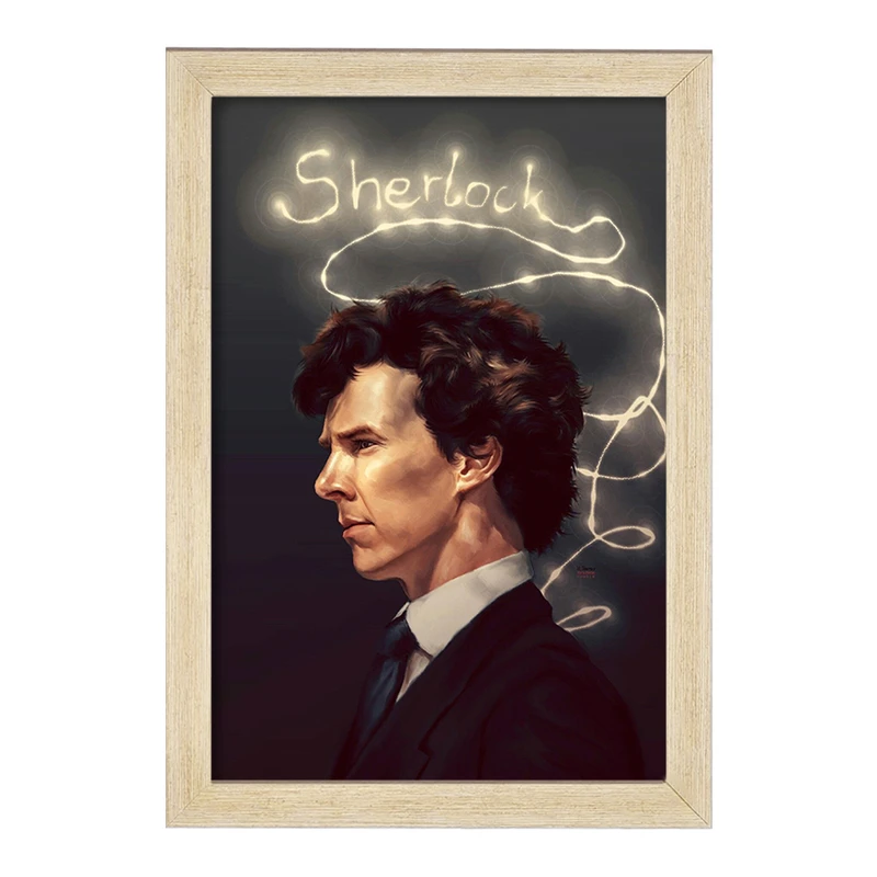 تابلو خندالو مدل شرلوک هولمز Sherlock Holmes  کد 10163