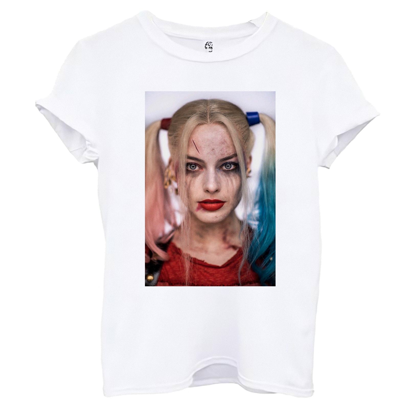 تی شرت آستین کوتاه زنانه اسد طرح هارلی کویین کد 122 -  - 1