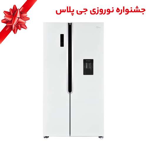  یخچال و فریزر ساید بای ساید 28 فوت جی پلاس مدل GSS-P7525W