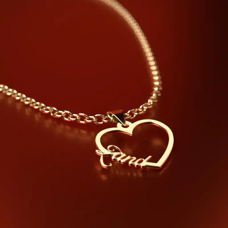 گردنبند طلا 18 عیار زنانه مدوپد مدل اسم زند zand کد GBB10116 به همراه باکس گل رز جاویدان