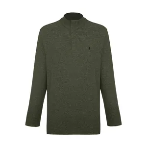 پلیور مردانه ایکات مدل زیپدار PPU1152535