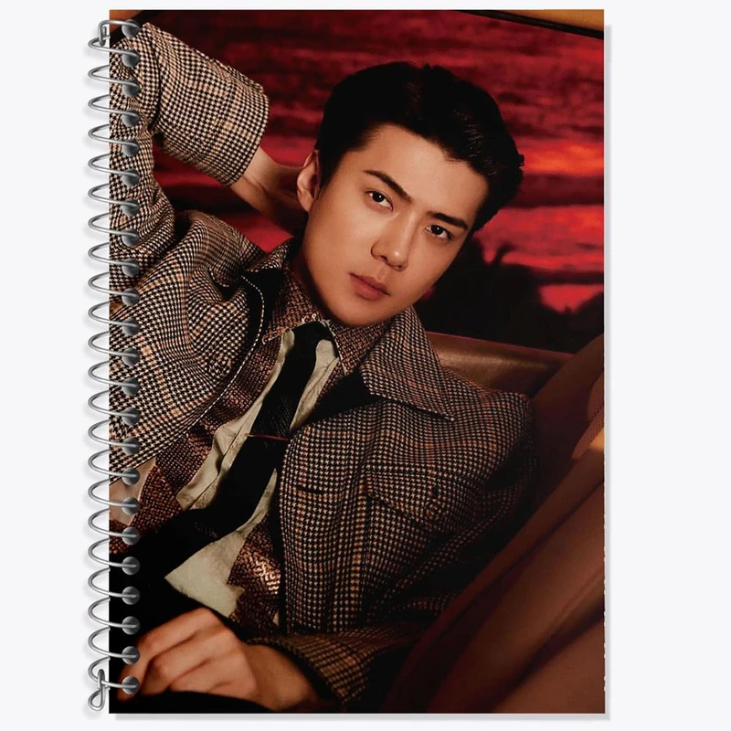 دفتر لغت 50 برگ خندالو مدل سهون گروه اکسو EXO کد 16832