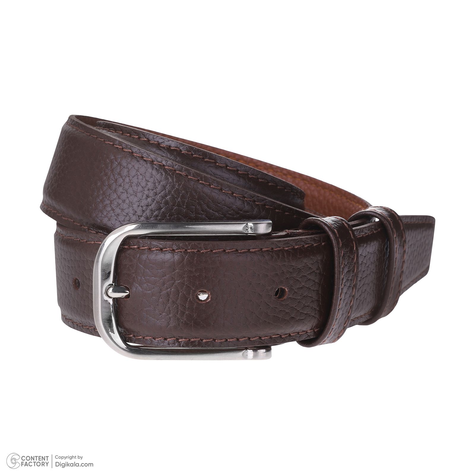 کمربند مردانه چرم مشهد مدل n6557-088-50 -  - 4