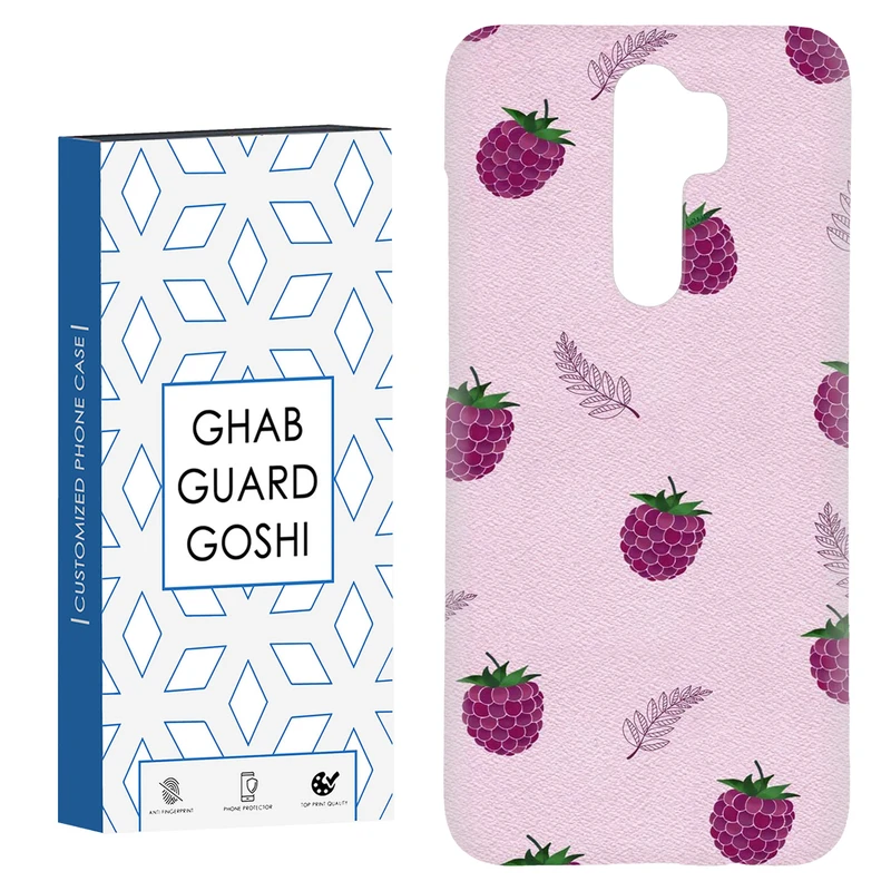 کاور قاب گارد گوشی طرح توت فرنگی کد Dimo-813 مناسب برای گوشی موبایل شیائومی Redmi 9 / Redmi 9 Prime