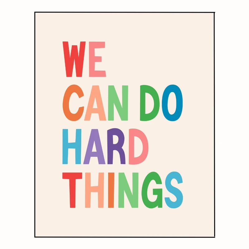 پوستر مدل ما می‌توانیم کارهای سخت را انجام دهیم 2