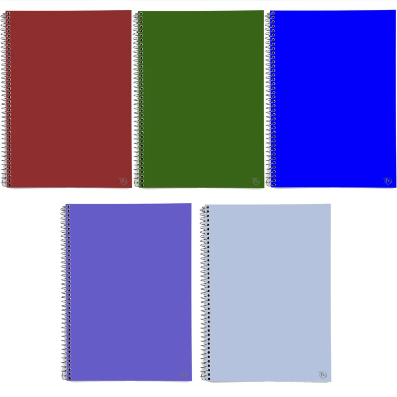 دفتر مشق 50 برگ مدوپد طرح ساده کد BD10006 مجموعه 5 عددی