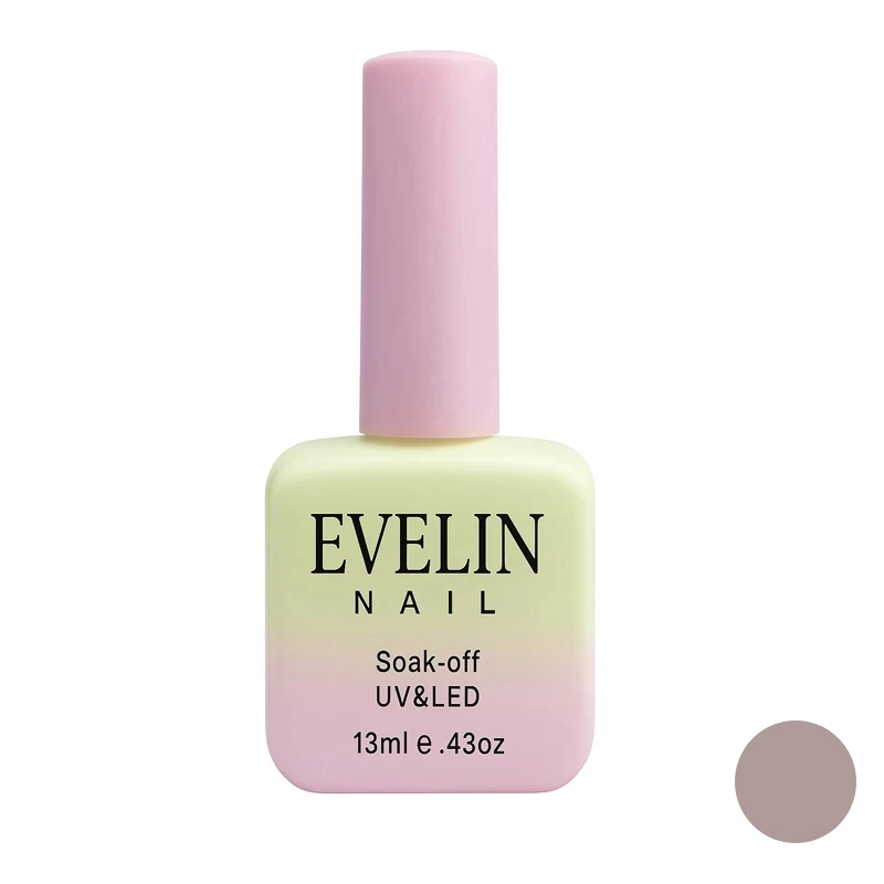 لاک ژل براق ناخن اولاین مدل 13M شماره 39 رنگ نسکافه ای تیره