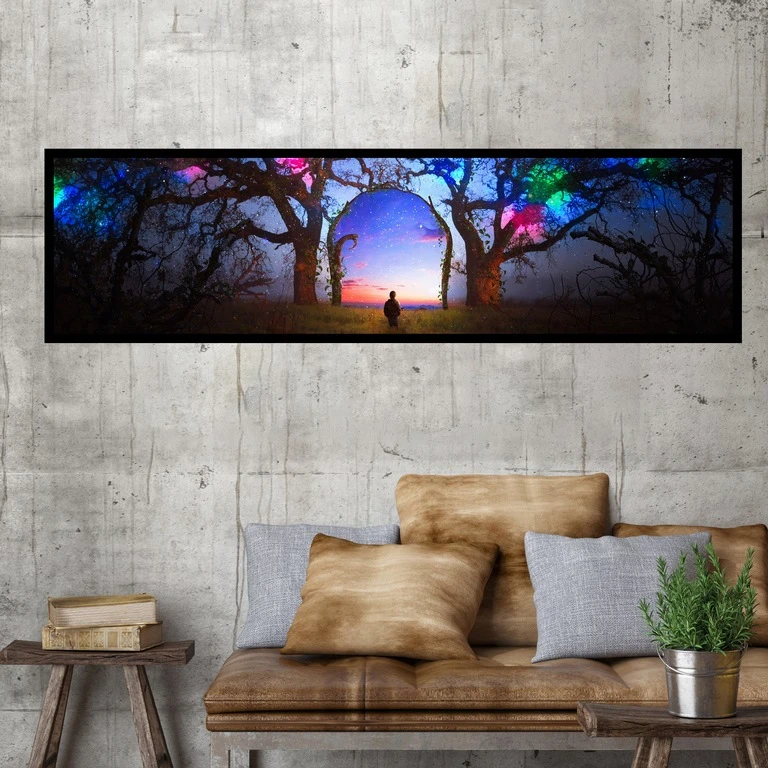 تابلو بکلیت طرح سرزمین جادویی مدل کشیده B-7398