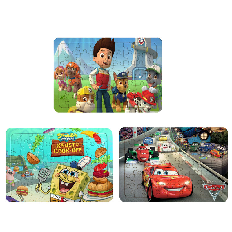 پازل 54 تکه مدل ZC100 بسته 3 عددی