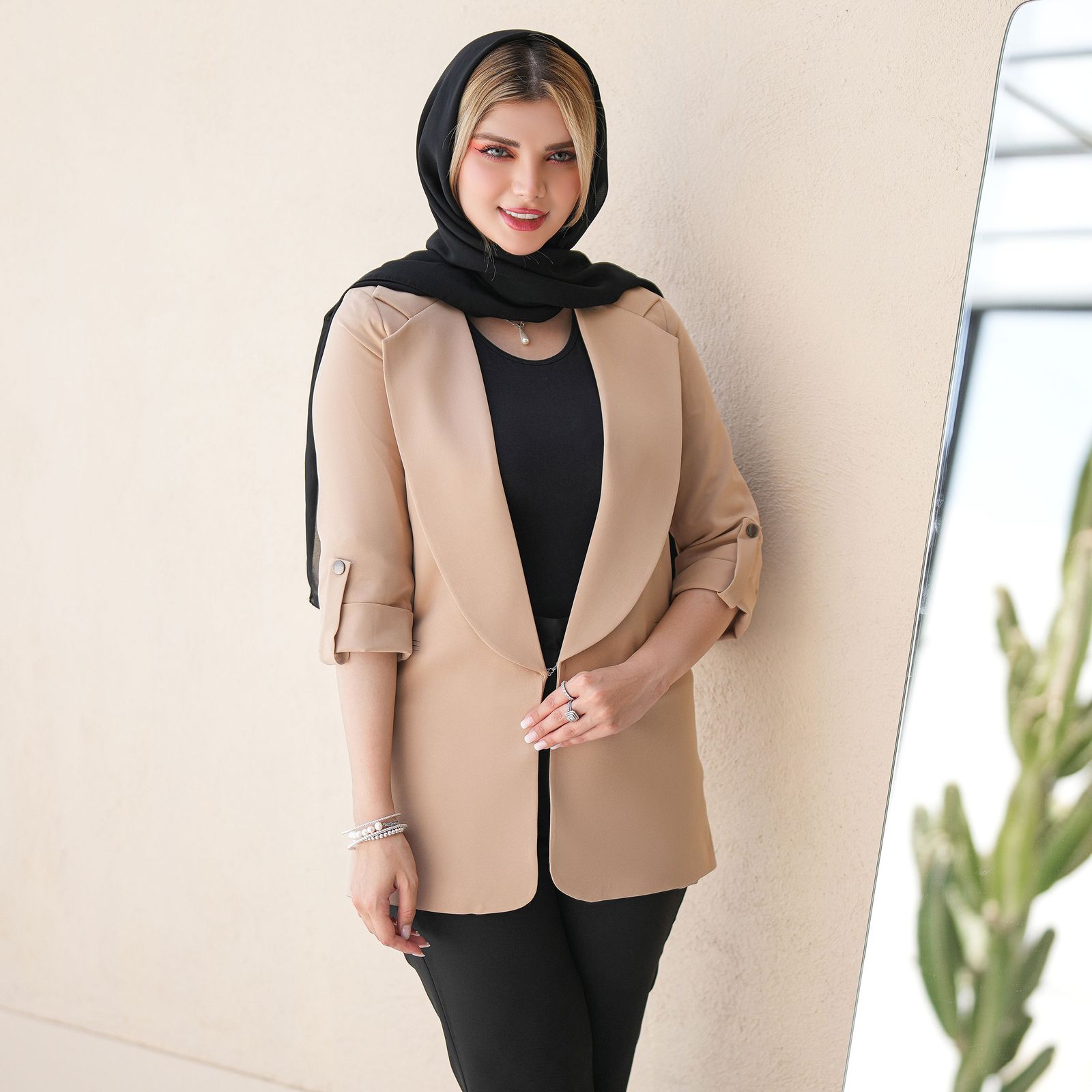 مانتو زنانه السانا مدل شاهان کد 79723 -  - 2