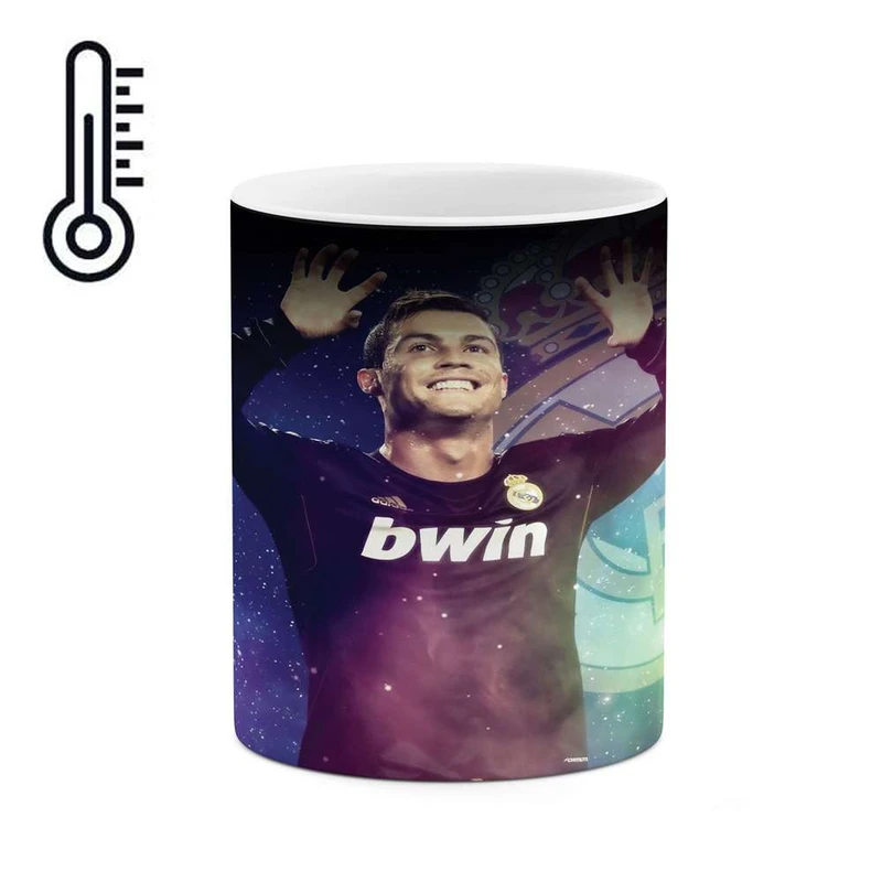 ماگ حرارتی کاکتی مدل کریستیانو رونالدو کد mgh10047