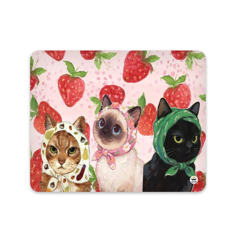 ماوس پد شادیت مدل گربه کد46 سایز 24*19 سانتی متر