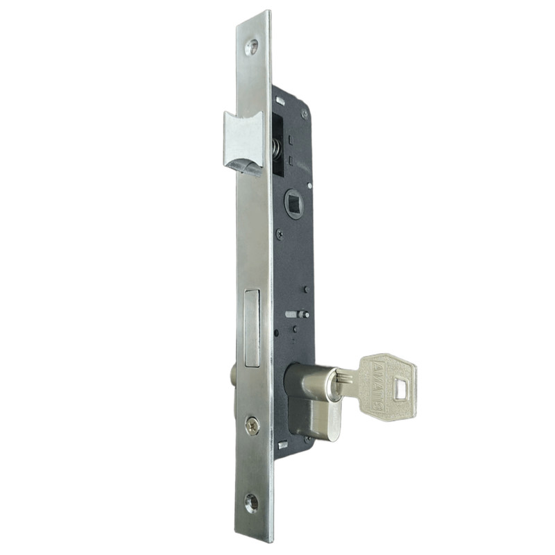 قفل و سیلندر آماتیس مدل آلومینیومی کد 3.5CM