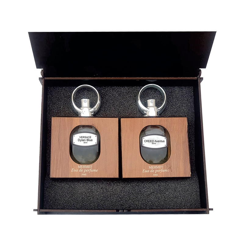 ست ادپرفیوم مردانه مهمت مدل ورساچه دیلن بلو و کرداونتوس حجم 50 میلی لیتر مجموعه دو عددی