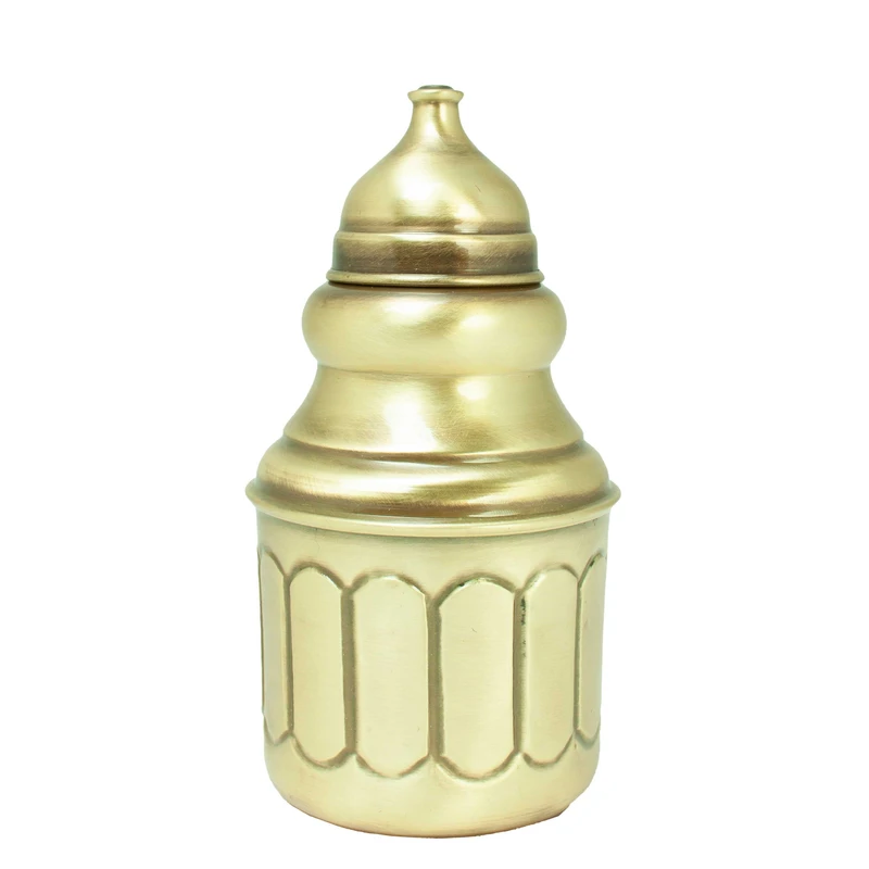 عکس شماره 5 : سرویس سماور ذغالی 16 پارچه برنجی مدل عدسی آتشی طرح عتیق