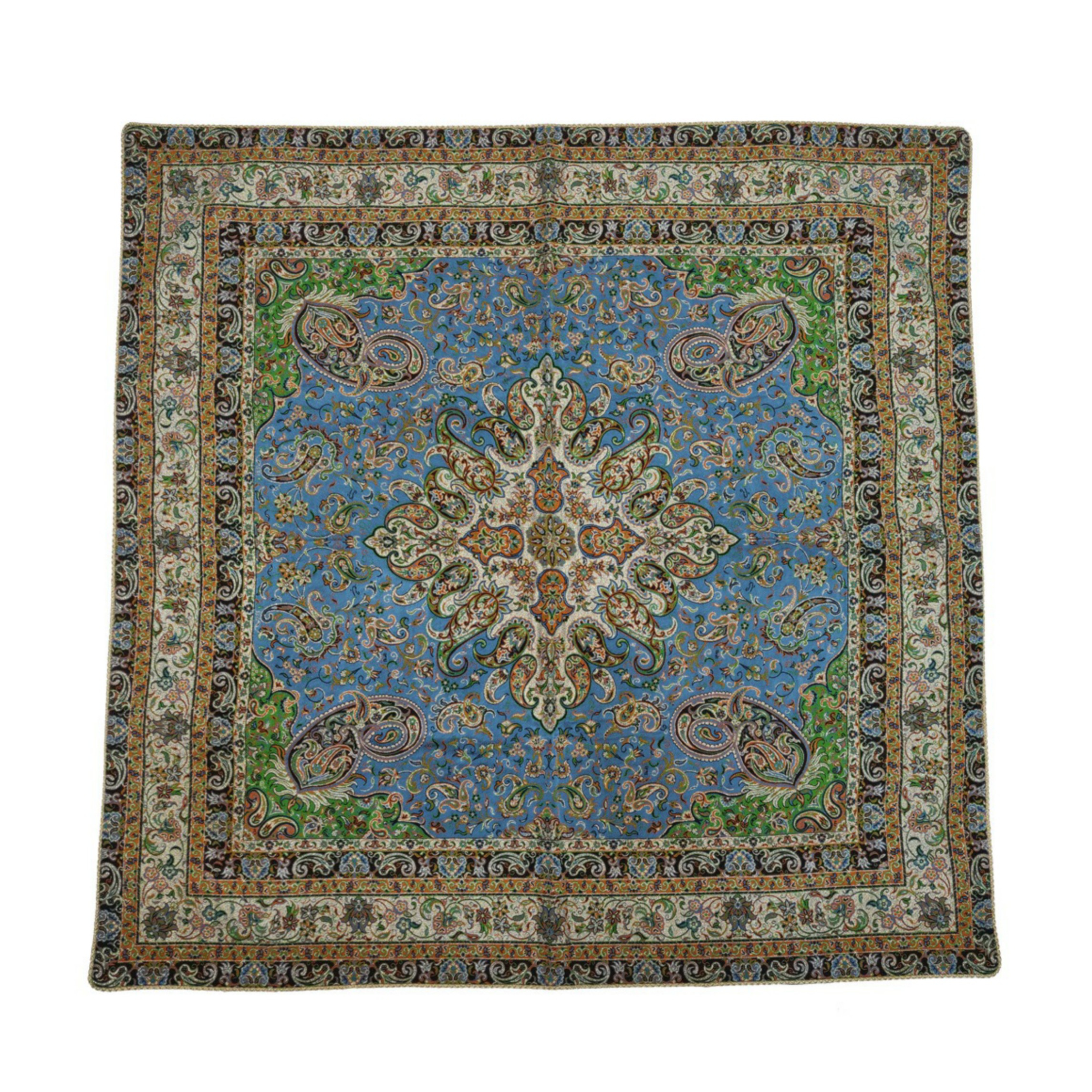 رومیزی ترمه حسینی طرح چهلستون کد 144