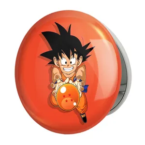 آینه جیبی خندالو طرح گوهان انیمه دراگون بال Dragon Ball مدل تاشو کد 4942 