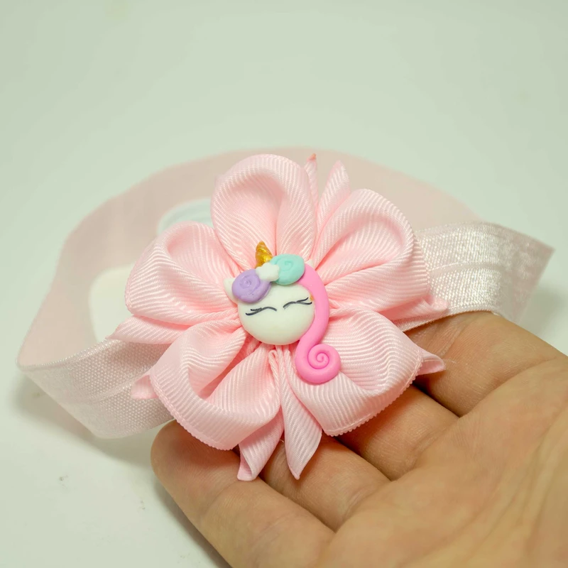 عکس شماره 10 : هدبند نوزادی مدل خورشیدی یونیکورن اسب تک شاخ مجموعه 3 عددی