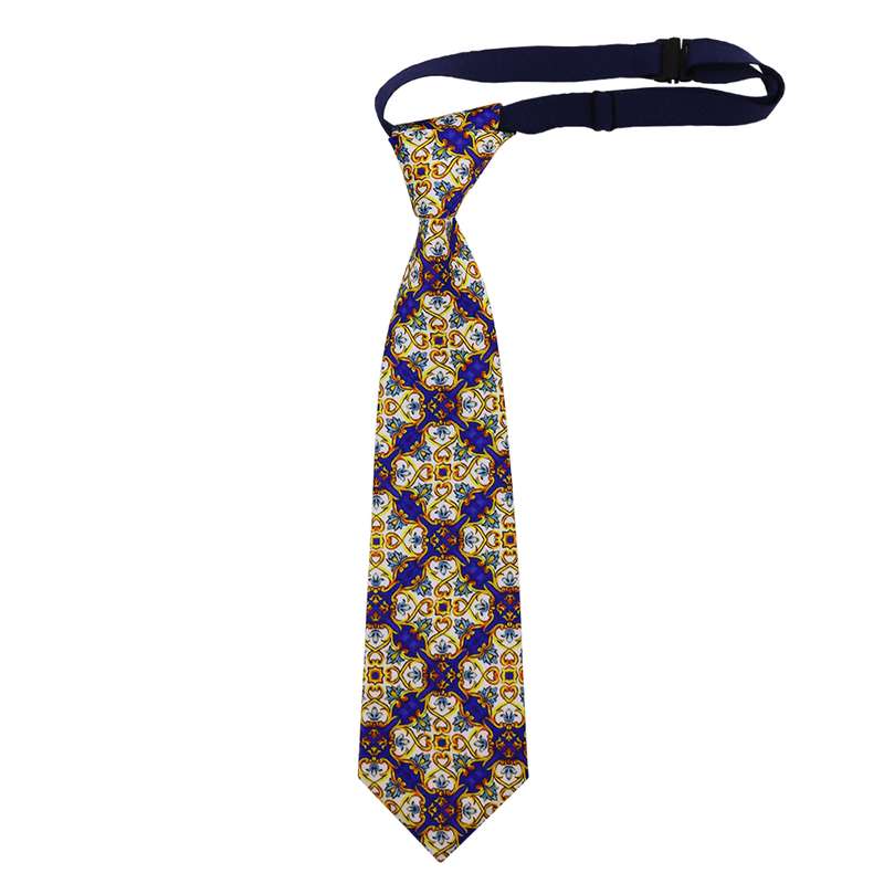 کراوات پسرانه مدل کاشی کاری کد 14125