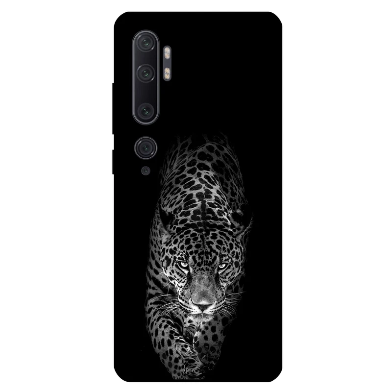 کاور مگافون طرح پلنگ مدل 1879 مناسب برای گوشی موبایل شیائومی Mi Note 10 / 10 Pro