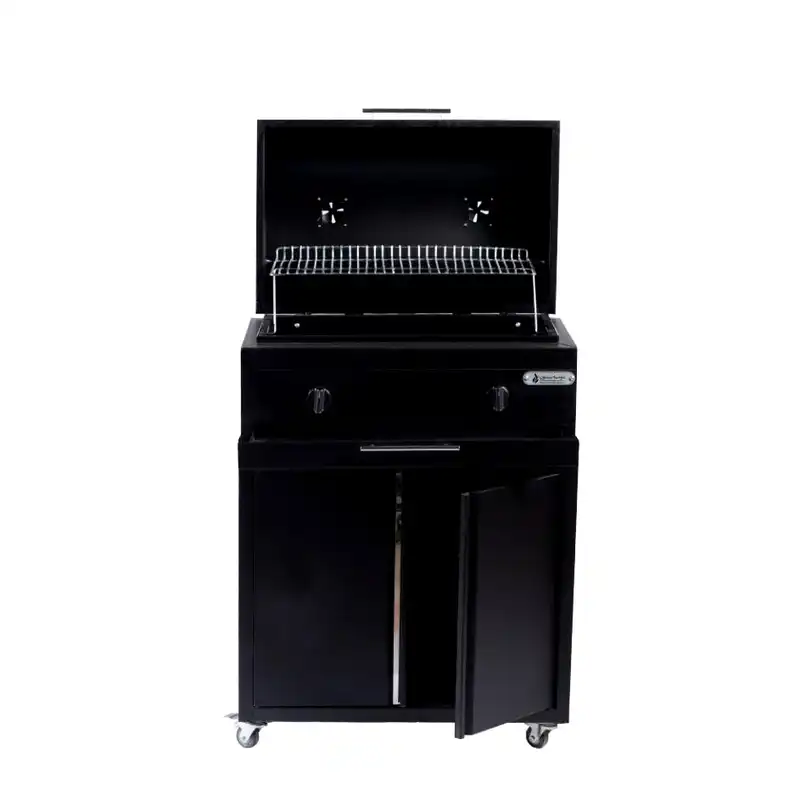 باربیکیو شومینه بیستون مدل   گازی کمددار BBQ.G.80.K.LO