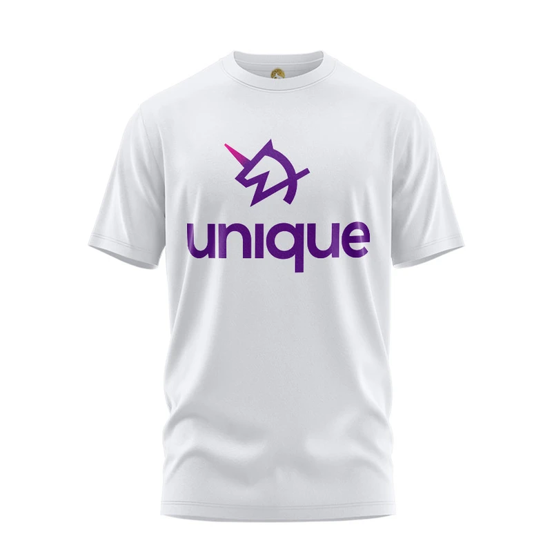 تی شرت آستین کوتاه زنانه هومرو مدل TW129 طرح یونیکورن