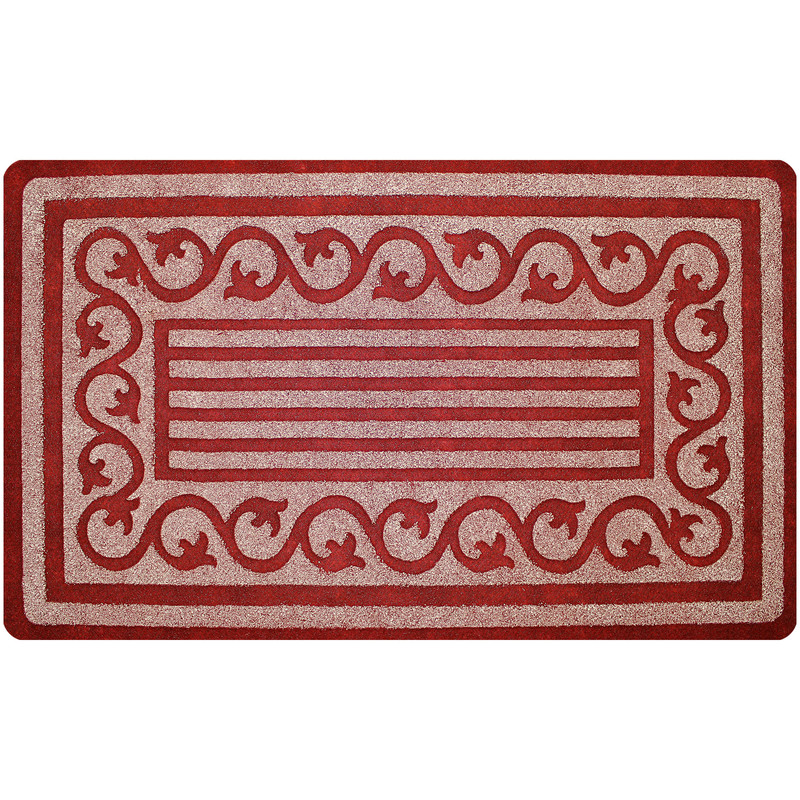 پادری مدل دولایه طرح برجسته کد A.805 سایز 75x45 سانتی متر