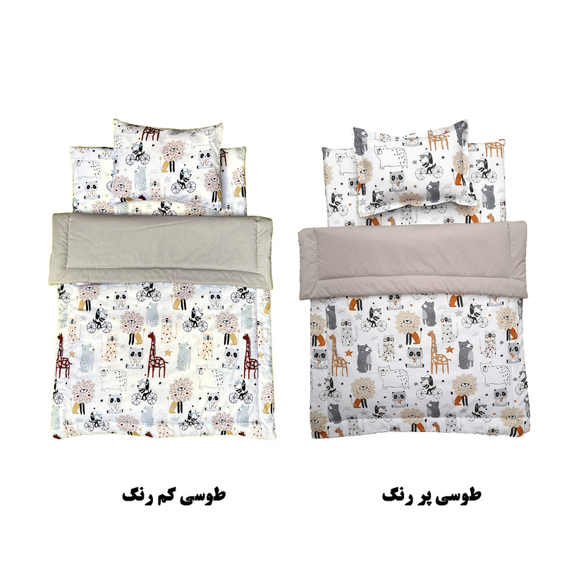 سرویس خواب  نوزاد طرح شیر مجموعه 3 عددی
